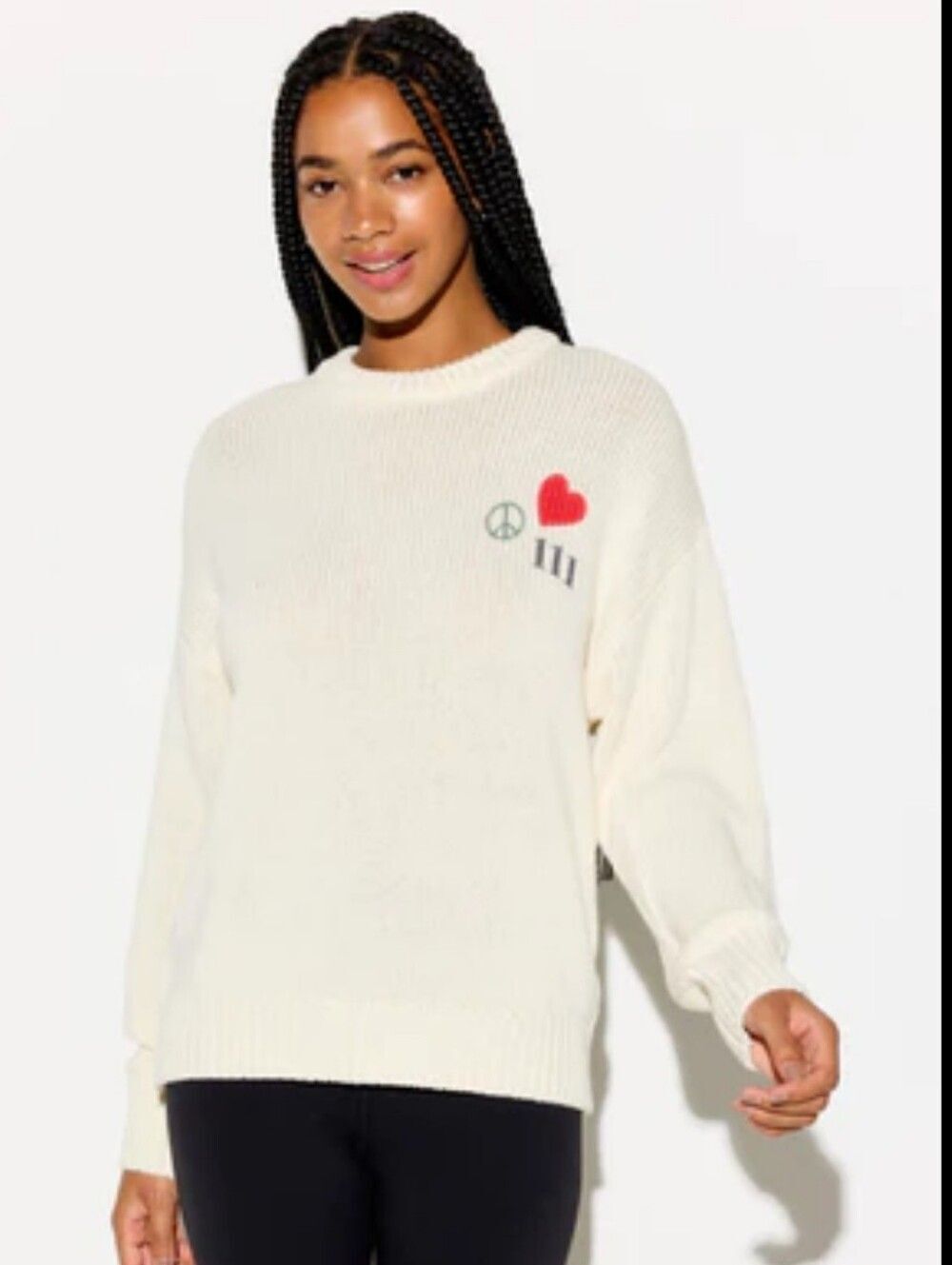 Spiritual Gangster Power Of Love Crewneck Sweater XL Nwt